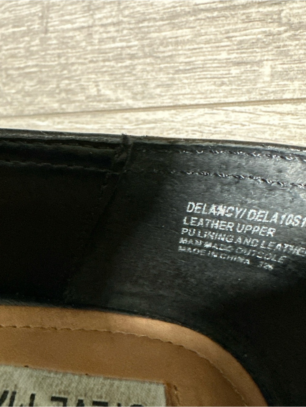 Steve Madden Delancy Black Leather Mary Jane Square Toe Buckle Flat Shoes sz 9M - Picture 9 of 11